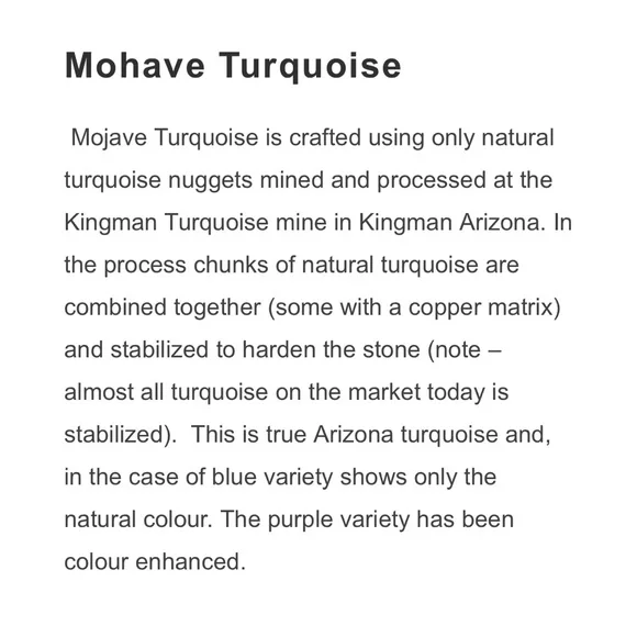 Purple Mojave Turquoise and Silver Ring, 6.25 - Picture 10 of 10